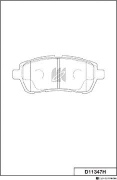 MK Kashiyama D11347H - Jarrupala, levyjarru inparts.fi