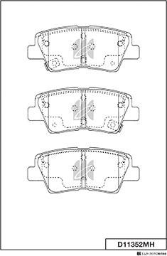 MK Kashiyama D11352MH - Jarrupala, levyjarru inparts.fi