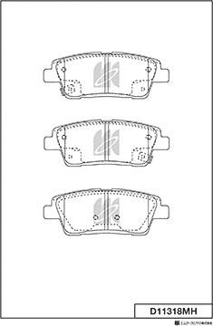 MK Kashiyama D11318MH - Jarrupala, levyjarru inparts.fi