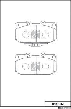 MK Kashiyama D1131M - Jarrupala, levyjarru inparts.fi