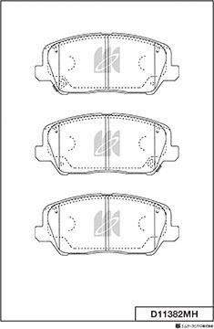 MK Kashiyama D11382MH - Jarrupala, levyjarru inparts.fi