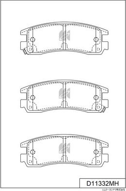 MK Kashiyama D11332MH - Jarrupala, levyjarru inparts.fi