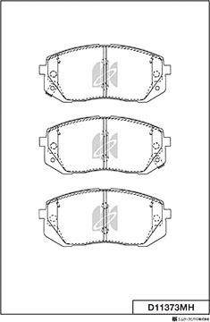 MK Kashiyama D11373MH - Jarrupala, levyjarru inparts.fi