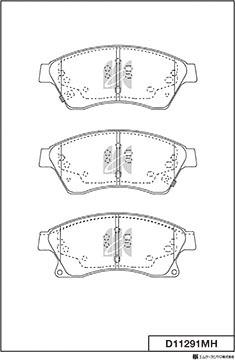 MK Kashiyama D11291MH - Jarrupala, levyjarru inparts.fi