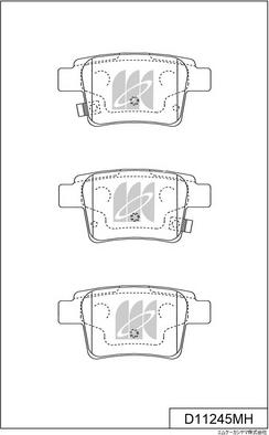 MK Kashiyama D11245MH - Jarrupala, levyjarru inparts.fi