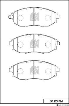 MK Kashiyama D11247M - Jarrupala, levyjarru inparts.fi