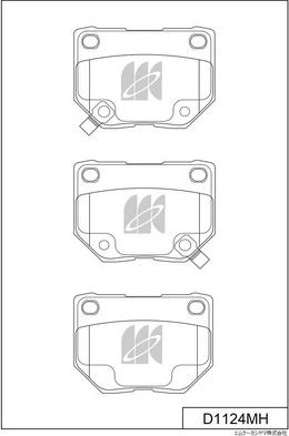 MK Kashiyama D1124MH - Jarrupala, levyjarru inparts.fi