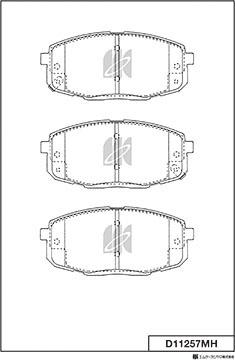 MK Kashiyama D11257MH - Jarrupala, levyjarru inparts.fi