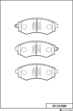 MK Kashiyama D11216M - Jarrupala, levyjarru inparts.fi