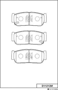 MK Kashiyama D11213M - Jarrupala, levyjarru inparts.fi