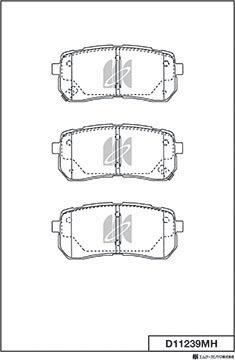 MK Kashiyama D11239MH - Jarrupala, levyjarru inparts.fi