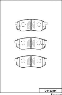 MK Kashiyama D11221M - Jarrupala, levyjarru inparts.fi