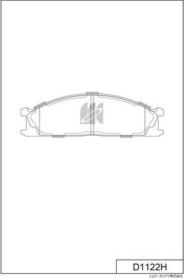 MK Kashiyama D1122H - Jarrupala, levyjarru inparts.fi