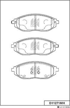 MK Kashiyama D11271MH - Jarrupala, levyjarru inparts.fi