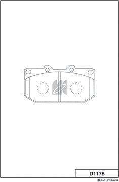 MK Kashiyama D1178 - Jarrupala, levyjarru inparts.fi