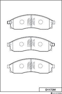 MK Kashiyama D1173M - Jarrupala, levyjarru inparts.fi