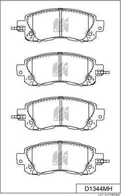 MK Kashiyama D1344MH - Jarrupala, levyjarru inparts.fi