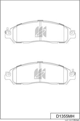 MK Kashiyama D1355MH - Jarrupala, levyjarru inparts.fi