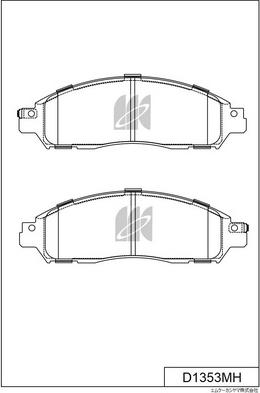 MK Kashiyama D1353MH - Jarrupala, levyjarru inparts.fi