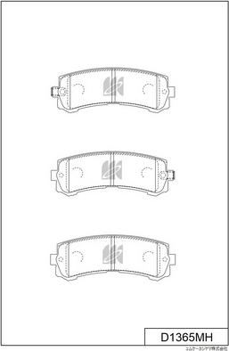 MK Kashiyama D1365MH - Jarrupala, levyjarru inparts.fi