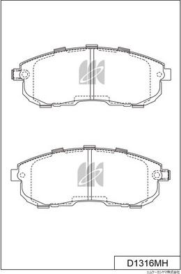 MK Kashiyama D1316MH - Jarrupala, levyjarru inparts.fi