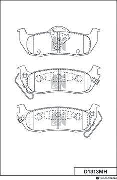 MK Kashiyama D1313MH - Jarrupala, levyjarru inparts.fi