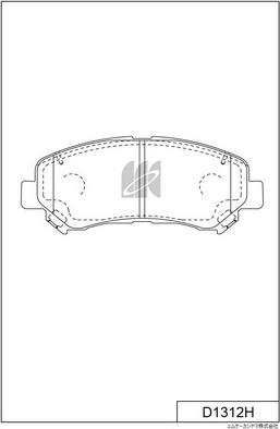 MK Kashiyama D1312H - Jarrupala, levyjarru inparts.fi