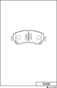 MK Kashiyama D1339 - Jarrupala, levyjarru inparts.fi