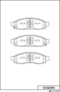 MK Kashiyama D1325MH - Jarrupala, levyjarru inparts.fi