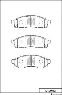 MK Kashiyama D1294M - Jarrupala, levyjarru inparts.fi