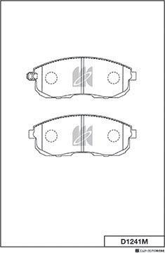 MK Kashiyama D1241M - Jarrupala, levyjarru inparts.fi