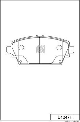 MK Kashiyama D1247H - Jarrupala, levyjarru inparts.fi