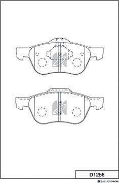 MK Kashiyama D1256 - Jarrupala, levyjarru inparts.fi