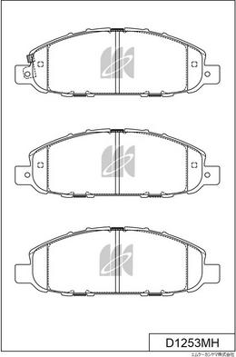 MK Kashiyama D1253MH - Jarrupala, levyjarru inparts.fi