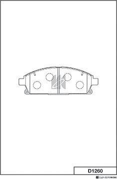 MK Kashiyama D1260 - Jarrupala, levyjarru inparts.fi