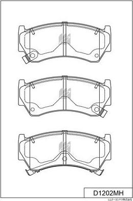 MK Kashiyama D1202MH - Jarrupala, levyjarru inparts.fi