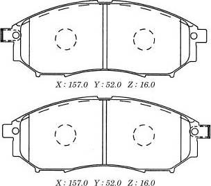 MK Kashiyama D1231M - Jarrupala, levyjarru inparts.fi