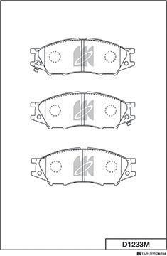 MK Kashiyama D1233M - Jarrupala, levyjarru inparts.fi