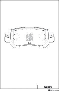 MK Kashiyama D3156 - Jarrupala, levyjarru inparts.fi