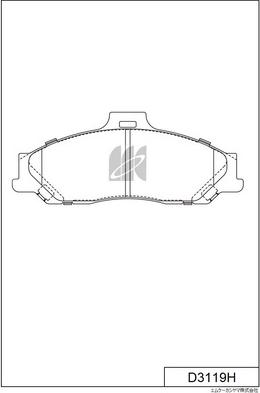 MK Kashiyama D3119H - Jarrupala, levyjarru inparts.fi