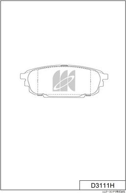 MK Kashiyama D3111H - Jarrupala, levyjarru inparts.fi