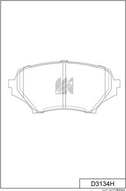 MK Kashiyama D3134H - Jarrupala, levyjarru inparts.fi