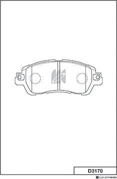 MK Kashiyama D3170 - Jarrupala, levyjarru inparts.fi