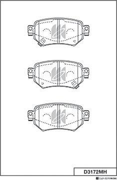 MK Kashiyama D3172MH - Jarrupala, levyjarru inparts.fi