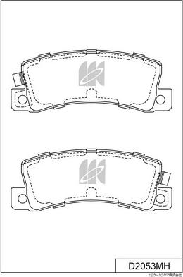 MK Kashiyama D2053MH - Jarrupala, levyjarru inparts.fi