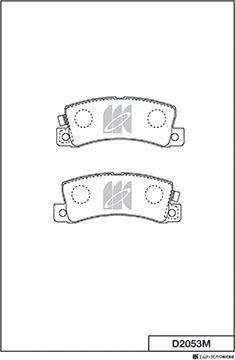 MK Kashiyama D2053M - Jarrupala, levyjarru inparts.fi