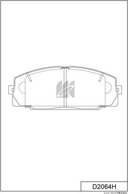 MK Kashiyama D2064H - Jarrupala, levyjarru inparts.fi