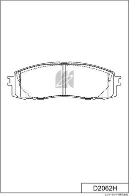 MK Kashiyama D2062H - Jarrupala, levyjarru inparts.fi