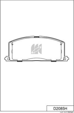 MK Kashiyama D2085H - Jarrupala, levyjarru inparts.fi