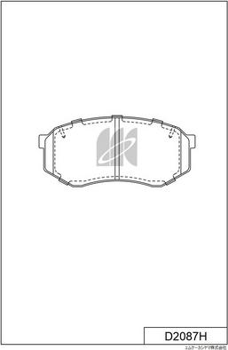 MK Kashiyama D2087H - Jarrupala, levyjarru inparts.fi